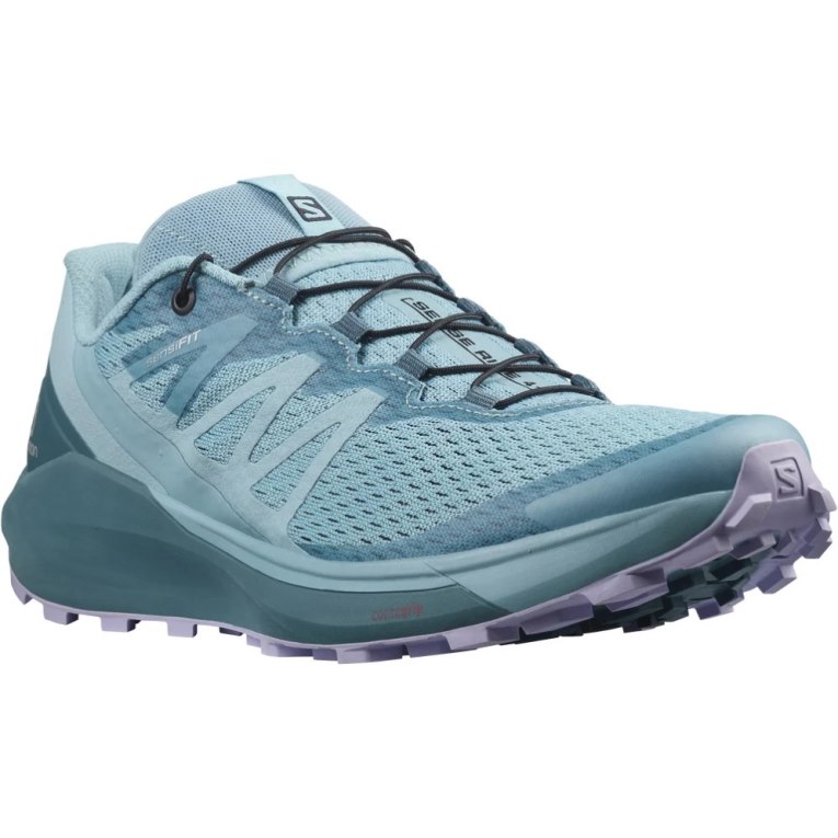 Tenis Para Trail Running Salomon Sense Ride 4 Mujer Turquesa | MX JPSN324